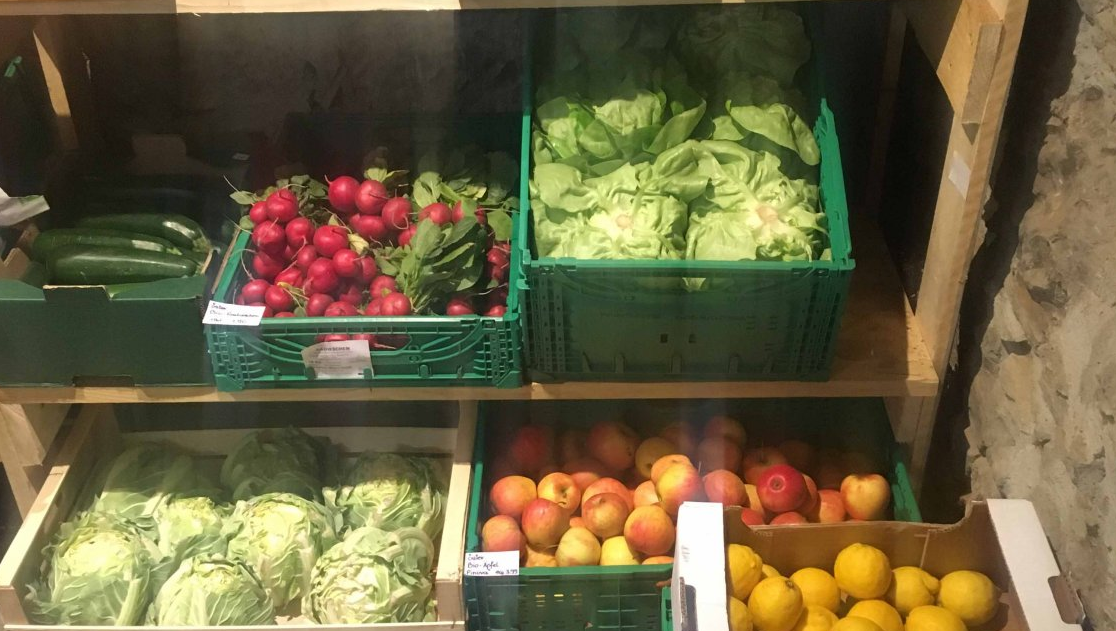 Obst und Gemüse beim Gemüsehändler