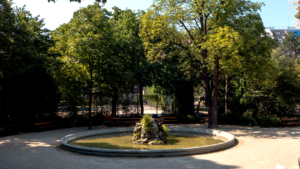 Schönbornpark - runder Brunnen