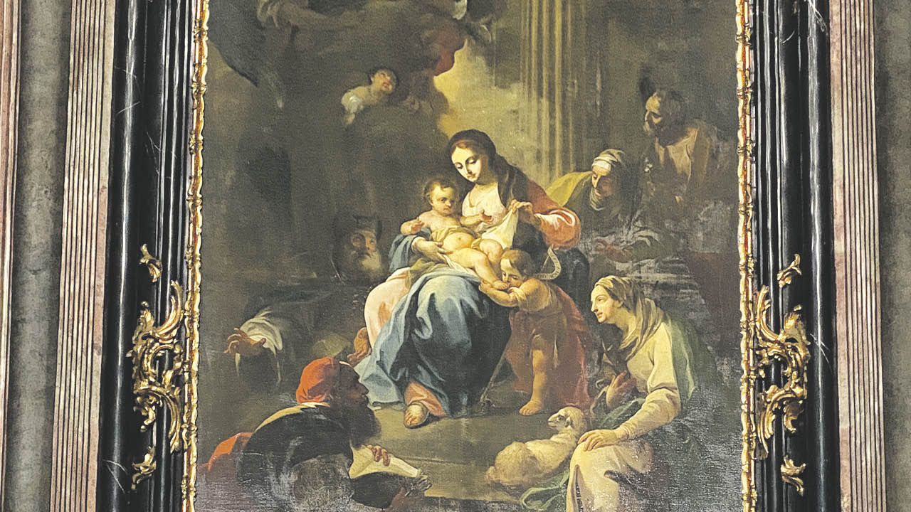 Piaristenkirche, Gemälde Madonne mit Jesuskind